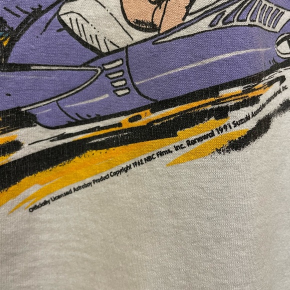 Rare Vintage 1991 Astro Boy World Peace T-Shirt - Picture 3 of 4